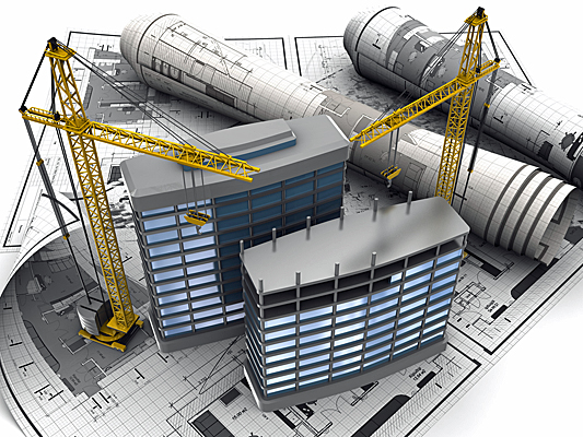 baustelle mit kraenen 400